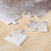 白いシベリアンハスキー ジグソーパズル (側面)