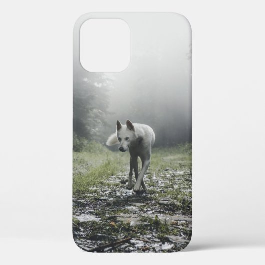 白いシベリアンハスキー Case-Mate iPhoneケース (裏面)