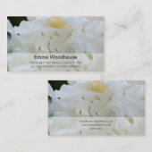 白いシャクナゲ| Weisseのシャクナゲ 名刺 (正面/裏面)