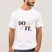白いシャツのデザイン Tシャツ (正面)