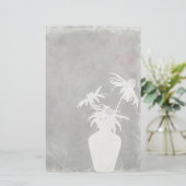 白いシルエット 便箋 (スタンド正面)