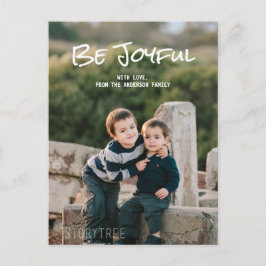 白いシンプルの台本が楽しい写真はがき ポストカード