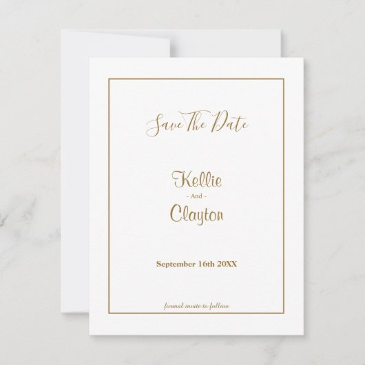 白いシンプル枠付き日付の保存 (正面)