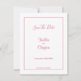 白いシンプル枠付き日付の保存