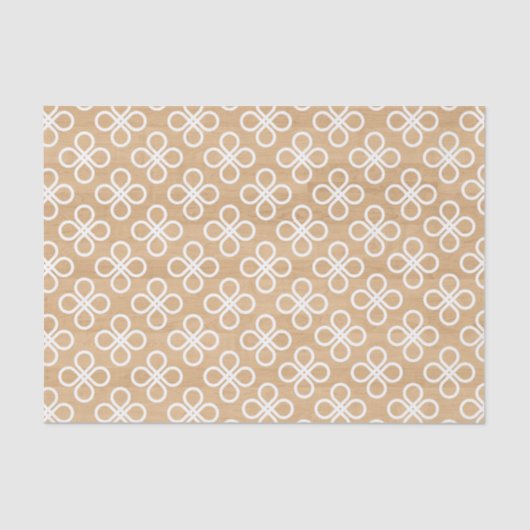 白いジオメト素朴リフローラを使用した木目テクスチャ 薄葉紙 (正面)