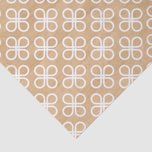 白いジオメト素朴リフローラを使用した木目テクスチャ 薄葉紙 (詳細)