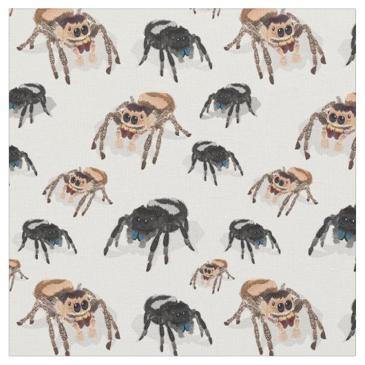 白いジャンプグモ ファブリック (クローズアップ)