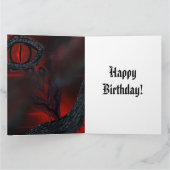 白いジャーマン・シェパード カード (内部)