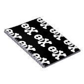 白いスカル ノートブック (右側)