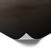 白いスクリプトフォト結婚のウェルカムサイン ポスター (角)