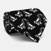 白いスケート ネクタイ (ロール)