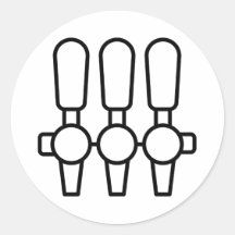 白いステッカー