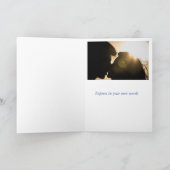 白いスナップドラゴンサンキューカード サンキューカード (内部)