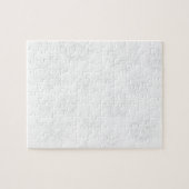 白いスノーフレークの背景 ジグソーパズル (横)