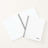 白いスパイラルのノートブック ノートブック (内部)