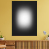 白いスポットライトを黒に キャンバスプリント (インサイチュ (リビング))