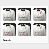 白いスポーツコートのシール スクエアシール (シート)