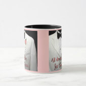 白いスポーツコート マグカップ (中央)