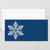 白いスローフレーク氷の結晶 (正面/裏面)