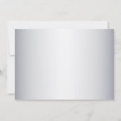 白いスワンのエンゲージメント招待状 招待状 (裏面)