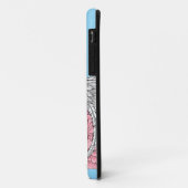 白いスワンピンクの花 Case-Mate iPhoneケース (裏面/左)