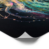 白いタイガークラゲ ポスター (角)