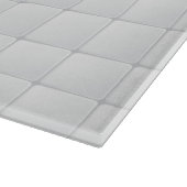 白いタイル カッティングボード (角)