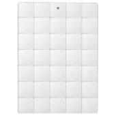 白いタイル クリップボード (裏面)