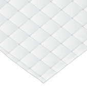 白いタイル ショートテーブルランナー (コーナー)