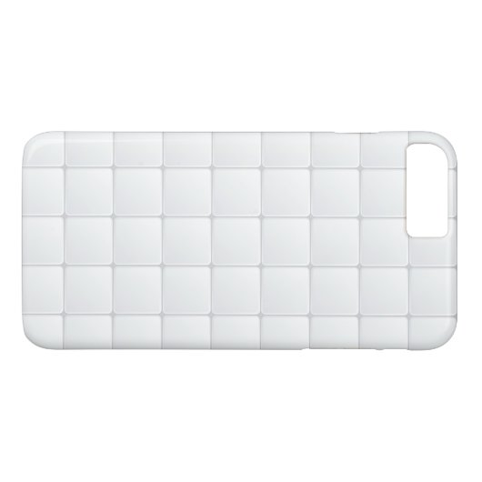 白いタイル Case-Mate iPhoneケース (裏面(横))