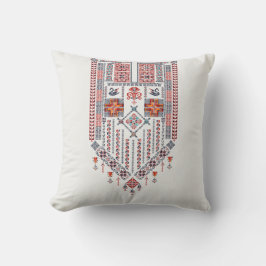 白いタスリーツトゥーベアートワークパターンヘンナデコール クッション