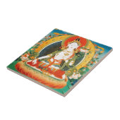 白いタラの仏教徒の神 タイル (側面)