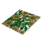 白いタンポポ タイル (側面)