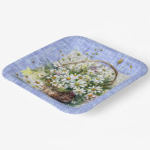 白いダイズのバスケット ペーパープレート (傾斜あり)