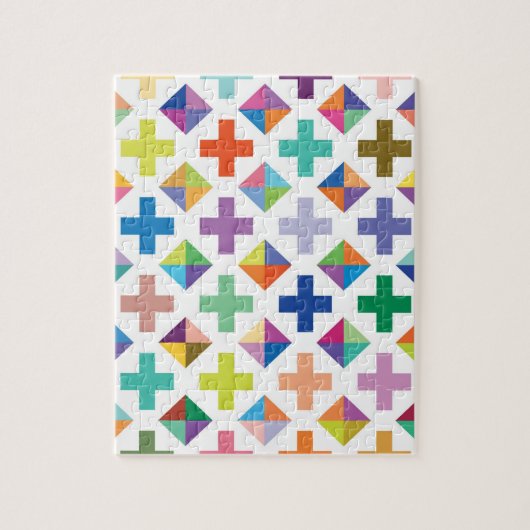 白いダイヤモンドのパズル ジグソーパズル (縦)