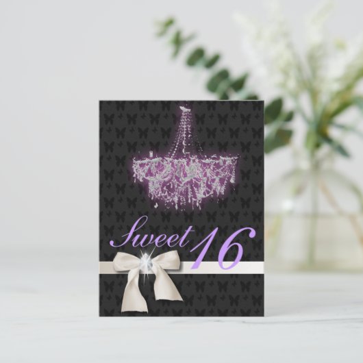 白いダイヤモンドの弓菓子16 ポストカード (スタンド正面)