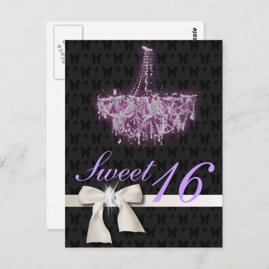 白いダイヤモンドの弓菓子16 ポストカード (正面/裏面)