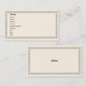 白いダイヤモンド-ビジネス 名刺 (正面/裏面)