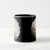 白いダリア ツートーンマグカップ (中央)