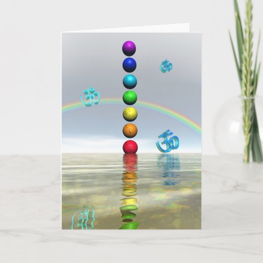 白いチャクラ カード (正面)