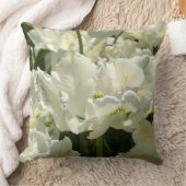 白いチューリップ クッション (ブランケット)