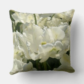 白いチューリップ クッション (裏面)