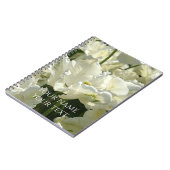 白いチューリップ ノートブック (左側)