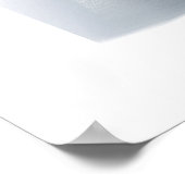 白いチューリップ ポスター (角)