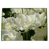 白いチューリップ ラージペーパーバッグ (正面)