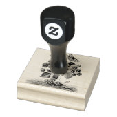 白いチーフスターリングイバラスクラップブック作り ラバースタンプ (スタンプ)