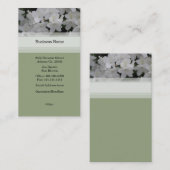 白いツツジの名刺 名刺 (正面/裏面)