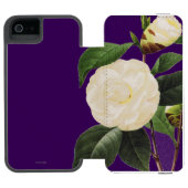 白いツバキ1833年 INCIPIO iPhoneウォレットケース (フォリオ Open)