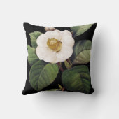 白いツバキ クッション (裏面)