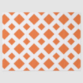 白いティッシュペーパーのオレンジダイヤモンド 薄葉紙 (正面)